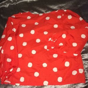 Polka Dot Top in Red